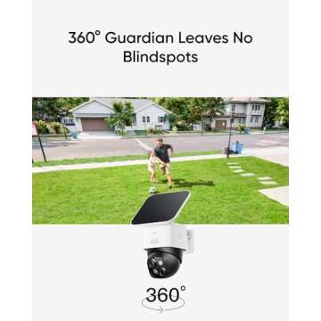 eufy Security SoloCam S340 2-Cam Pack with HomeBase S380 (HomeBase 3), Solar Security Camera, Wireless Outdoor Camera, 360° Pan & Tilt Surveillance, No Monthly Fee, HomeBase S380 Compatible