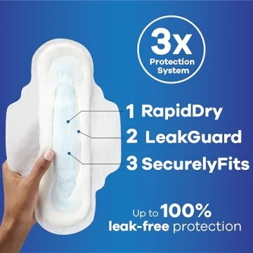 Always Maxi Pads Size 2 Long Super Absorbency 32 Count