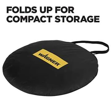 Wagner Spraytech C900139.M HomeRight Medium Spray Shelter Portable Paint Booth for DIY Spray Painting, Hobby Paint Booth Tool Painting Station, Spray Paint Tent, White