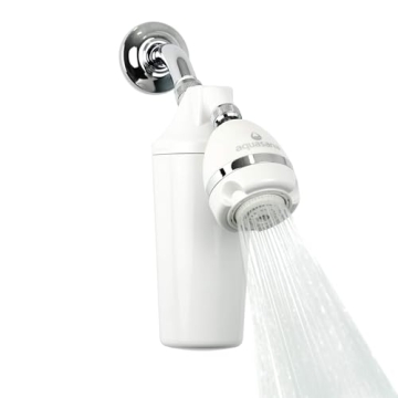 Aquasana Filtered Shower Head - Max Flow Rate for Healthier Skin & Hair