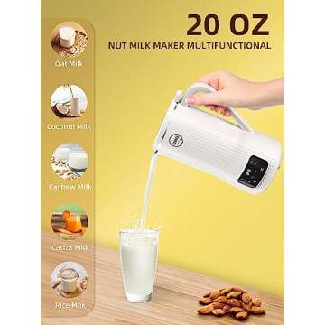 BUAIAHUG Nut Milk Maker - Plant-Based Beverages Machine