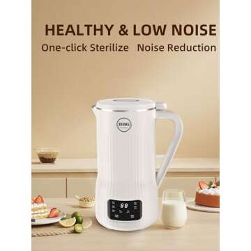 BUAIAHUG Nut Milk Maker - Plant-Based Beverages Machine