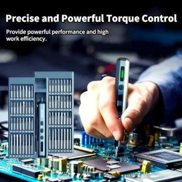 JFHH Electric Screwdriver Power Screwdriver 68 in 1 Electric Screwdriver Mini Electric Screwdriver Precision Screwdriver Cordless Repair Tool,Repair Tool Set for Phone Camera Laptop Wat