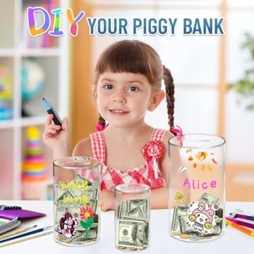 hizgo Adults Piggy Bank - Unopenable Savings Jar for All