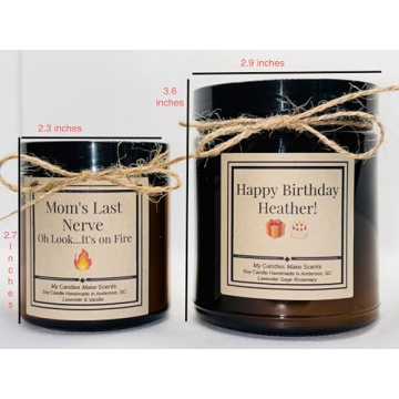 Personalized Handcrafted Soy Candles - My Candles Make Scents