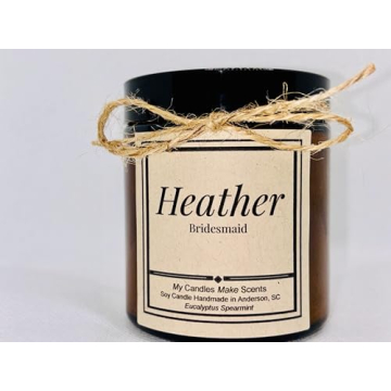 Personalized Handcrafted Soy Candles - My Candles Make Scents