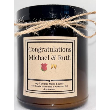 Personalized Handcrafted Soy Candles - My Candles Make Scents