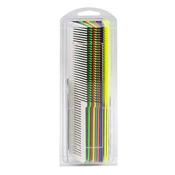 Wahl Professional Styling Clipper Combs in Assorted Colors, Model 3206-200,(Pack of 2) Small