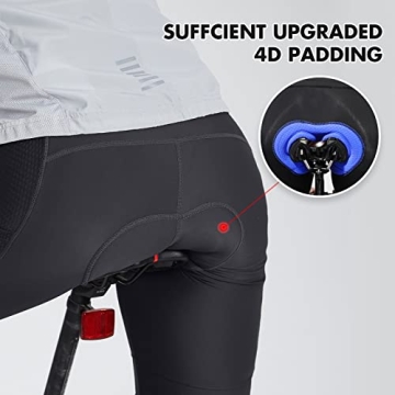 BALEAF Men's Cycling Shorts with 4D Padding and Pockets
