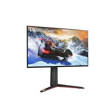 LG 27GP950-B 27” Ultragear UHD (3840 x 2160) Nano IPS Gaming Monitor w/1ms Response Time, 144Hz Refresh Rate, NVIDIA G-SYNC Compatible & AMD FreeSync Pro, DCI-P3 98% VD HDR 600, Black