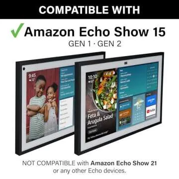 Under-Cabinet Mount for Echo Show 15 - Stylish & Functional
