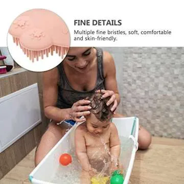 Gentle Bath Silicone Brush for Kids - Scalp Massager