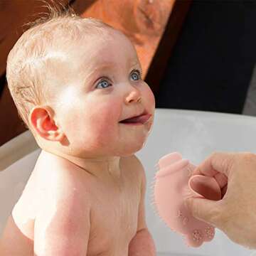 Gentle Bath Silicone Brush for Kids - Scalp Massager