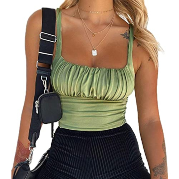 Shop BEJONS Y2K Corset Crop Tank - Stylish Summer Top