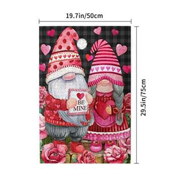 Valentine's Gnomes Jigsaw Puzzles 500 Pieces for Adults - Puzzles for Adults and Children Home Decoration