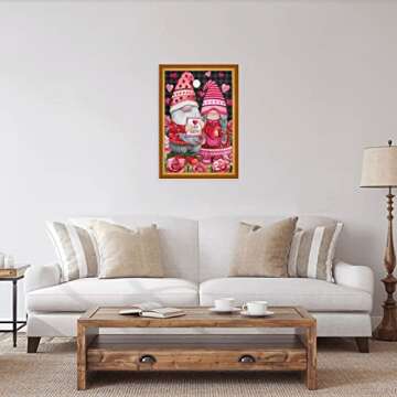 Valentine's Gnomes Jigsaw Puzzles 500 Pieces for Adults - Puzzles for Adults and Children Home Decoration