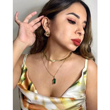 Stylish Gold Herringbone Layered Necklaces for Women