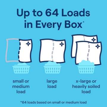 Seventh Generation Laundry Detergent Sheets for 64 Loads