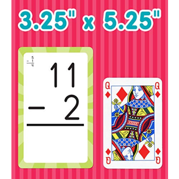Carson Dellosa Subtraction Flash Cards for Kids 6+