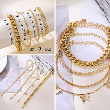 Affordable 24 PCS Boho Gold Bracelet Set for Women