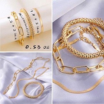 Affordable 24 PCS Boho Gold Bracelet Set for Women