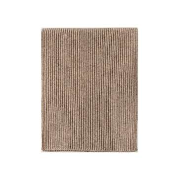 Lallier Cashmere Wool Scarf, Ultra Soft Classic Ribbed Solid Color Winter Scarf for Men and Women with Gift Box, Camel