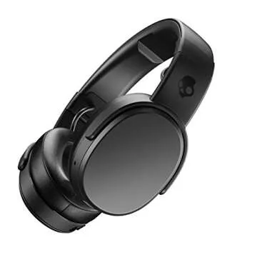 Skullcandy Crusher Over-Ear Wireless Headphones with Sensory Bass, 40 Hr Battery, Microphone, Works with iPhone Android and Bluetooth Devices - Black