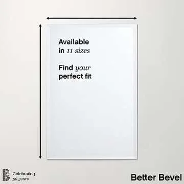 Better Bevel Frameless Rectangle Mirror | 24" x 30" Bathroom Wall Mirror w/Beveled Edge | Ultra-Flush Hanging System (Horizontal or Vertical)