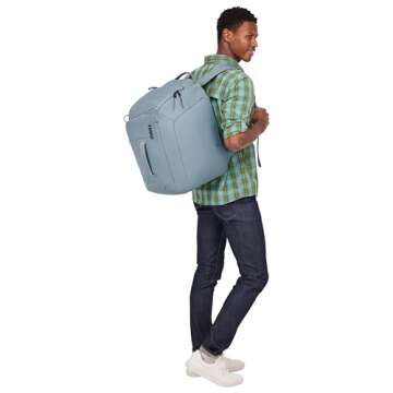 Thule RoundTrip 45L Boot Backpack - Storage compartments to organize and protect gear - Boot bag for ski and snowboard travel - Soft pocket for goggles and helmet - Built in standing pad