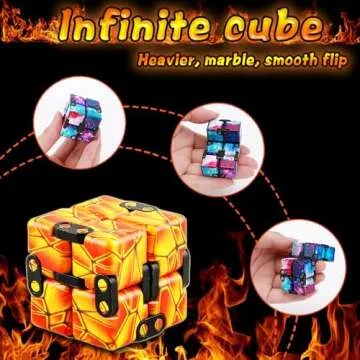 Dr.Kbder Fidget Toys Adults Set, Easter Basket Stuffers for Kids Teen Autism Sensory Toys Pack with Figette Cube Figits Ring Classroom ADHD Stress Relief Toys, Cool Gadget Desk Spinner Toy