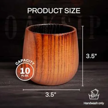 The Original Charred Wooden Bourbon Drinking Glass Set | Unique Whiskey Gifts for Dad and Boyfriend ...