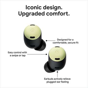 Google Pixel Buds Pro - Noise Canceling Earbuds - Up to 31 Hour Battery Life with Charging Case - Bluetooth Headphones - Compatible with Android - Coral