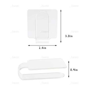 AUEAR, 3 Pack Professional Makeup Hand-held Palette Mixing Tray Clear Acrylic Nail Art Manicure or Foundation Eye Shadow Cremes Powders and Cosmetics