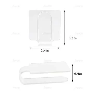 AUEAR, 3 Pack Professional Makeup Hand-held Palette Mixing Tray Clear Acrylic Nail Art Manicure or Foundation Eye Shadow Cremes Powders and Cosmetics