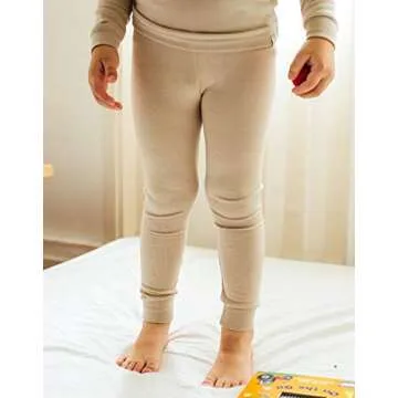 Vaenait Kids Long Sleeve Modal Pajamas Set for Toddlers