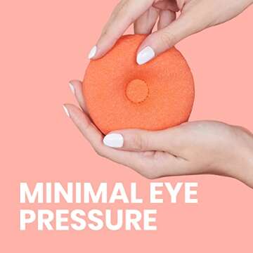 Manta Steam Sleep Mask - Microwave Warm Eye Compress for Dry Eyes, Sinus & Migraine Relief – Zero Eye Pressure Moist Heat Mask for Puffy Eyes, Irritation, and Eye Strain Therapy