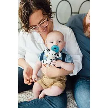 WubbaNub Silicone Infant Pacifier - Cow, BPA Free, Latex Free, Phthalate Free