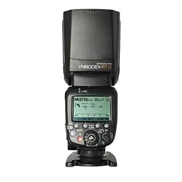 YONGNUO YN600EX-RT II Wireless Flash Speedlite with Optical Master and TTL HSS for Canon