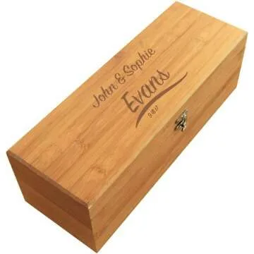 Monogrammed Wine Gift Box Set by CASE ELEGANCE