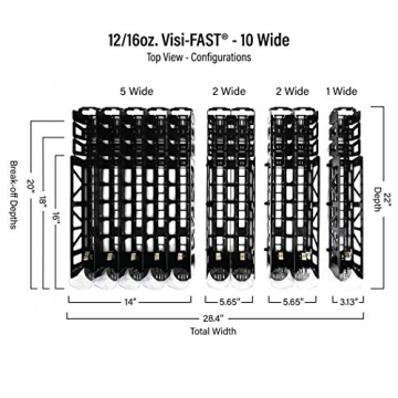 Visi-FAST Beverage Dispenser - Organize Your Fridge Now
