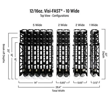 Visi-FAST Beverage Dispenser - Organize Your Fridge Now