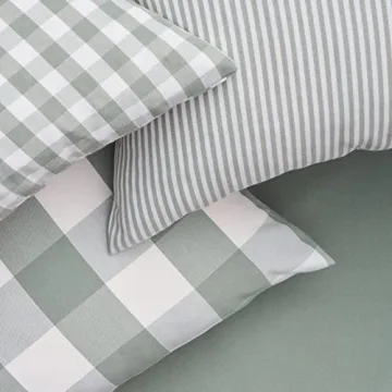 Buffalo Check Plaid Pillow Covers Set of 4 - Durable Canvas Fabric