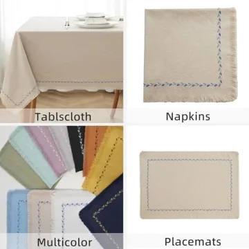 Ayuzawa Handmade Cloth Napkins Set of 4 - Elegant Cotton