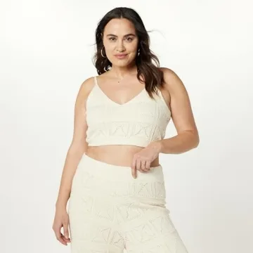 Stylish The Drop Diza Crochet Bralette Plus Size
