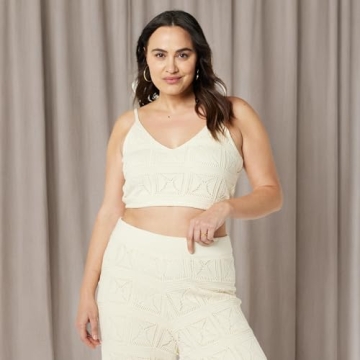 Stylish The Drop Diza Crochet Bralette Plus Size