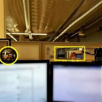 Ampper Glass Clip On Security Mirror - Versatile and Durable for Safety