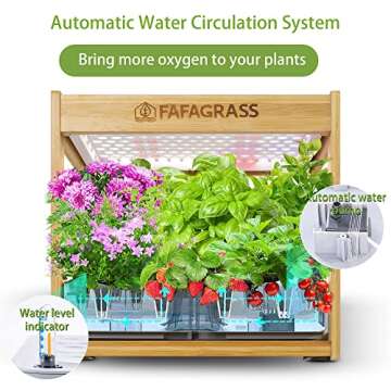 FAFAGRASS Indoor Hydroponic Growing System with Grow Light
