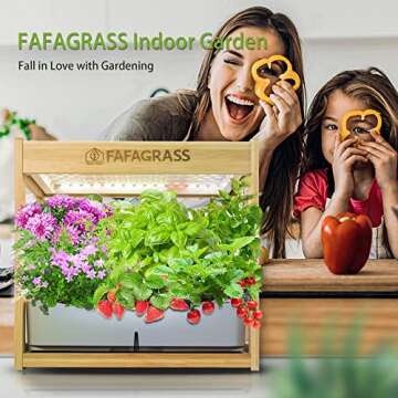 FAFAGRASS Indoor Hydroponic Growing System with Grow Light