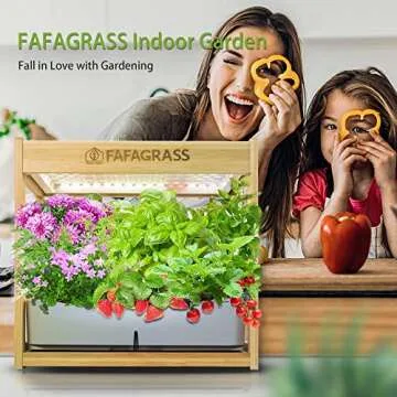 FAFAGRASS Indoor Hydroponic Growing System with Grow Light