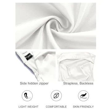 Merokee Strapless Satin Maxi Dress for Women